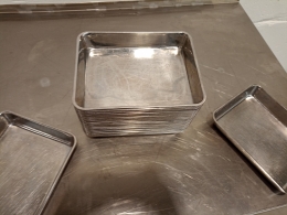 50 Plateaux inox (310mm x 240mm)